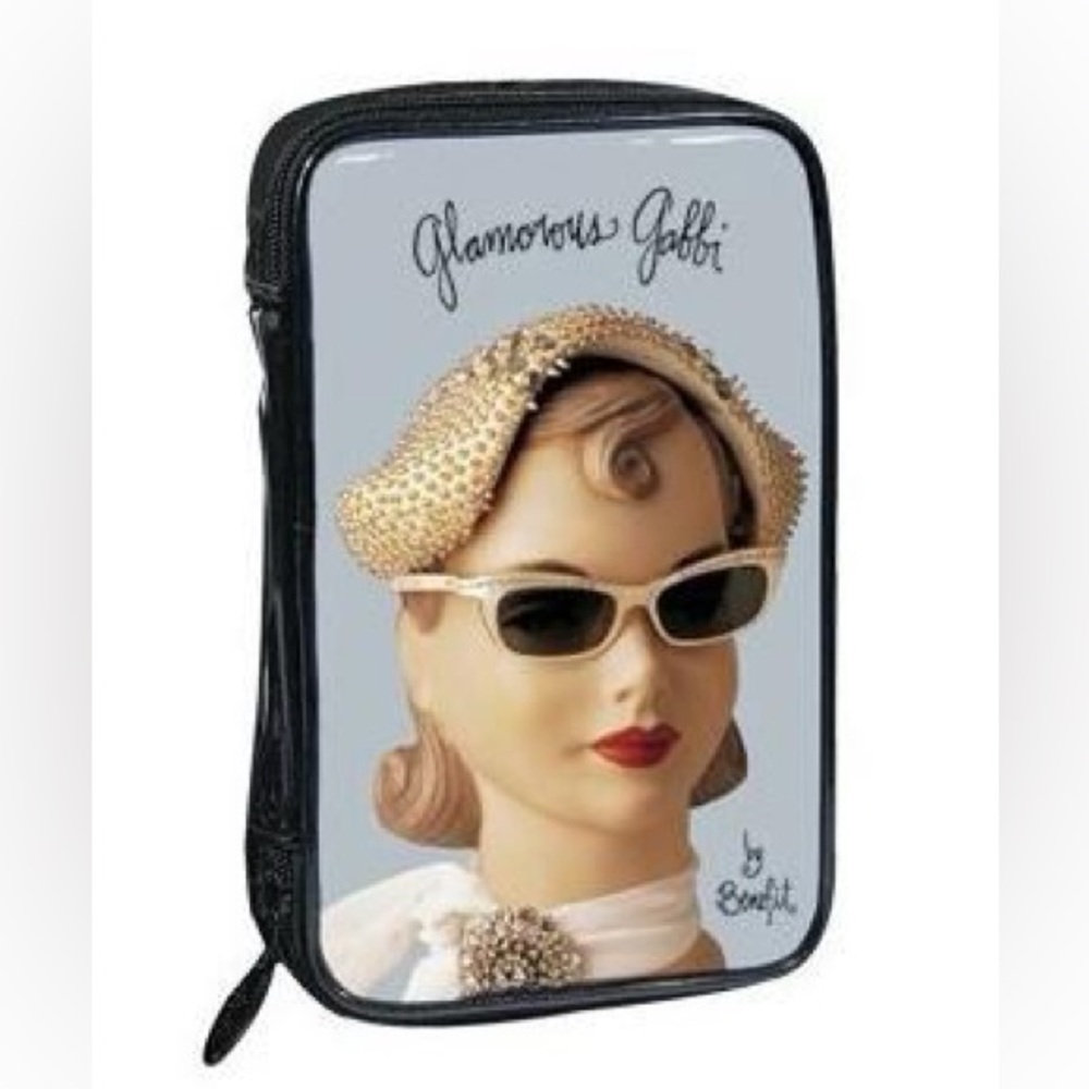 Gabbi by Benefit compartment makeup bag Blue OS - Picture 2 of 4